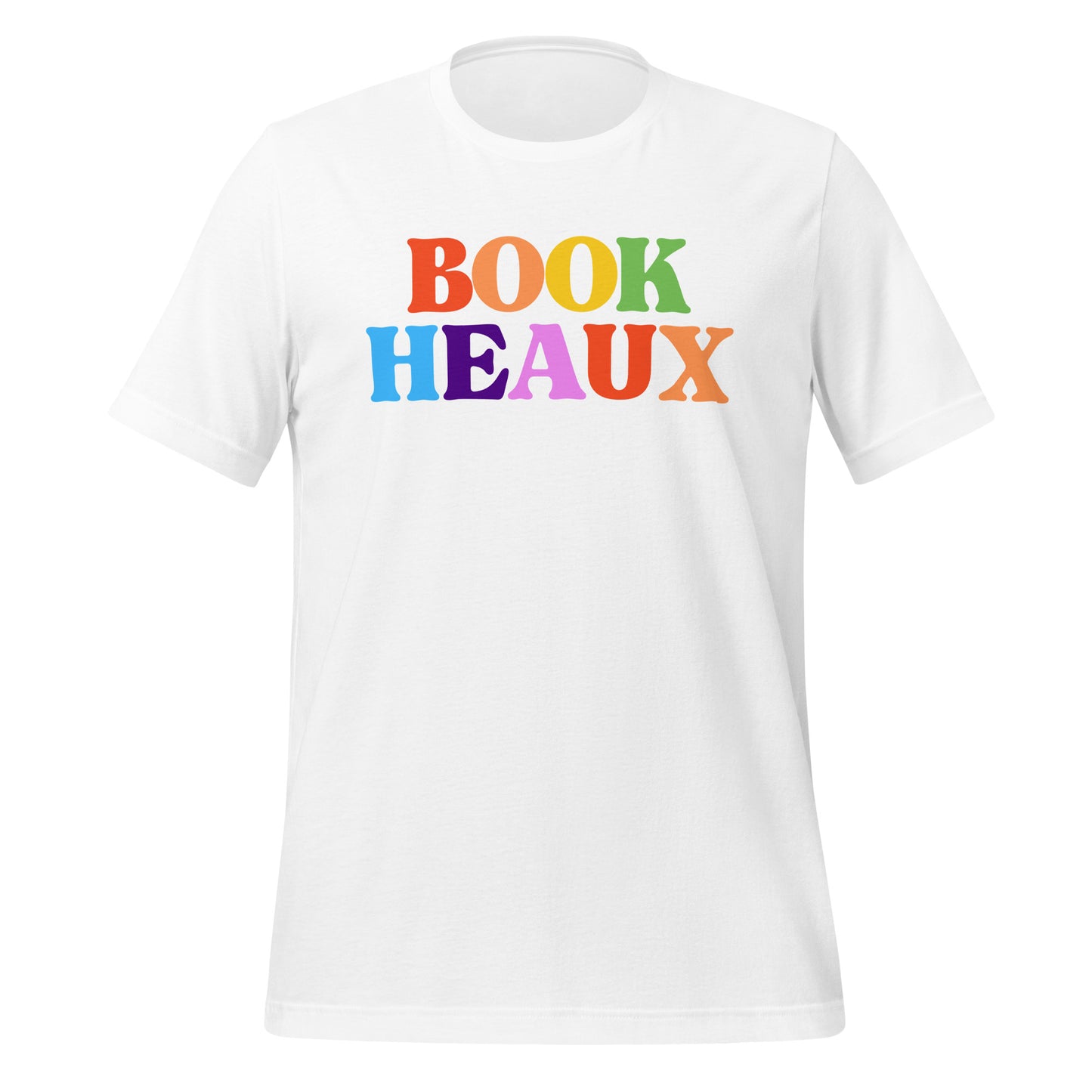Book Heaux Unisex Tee | Rainbow