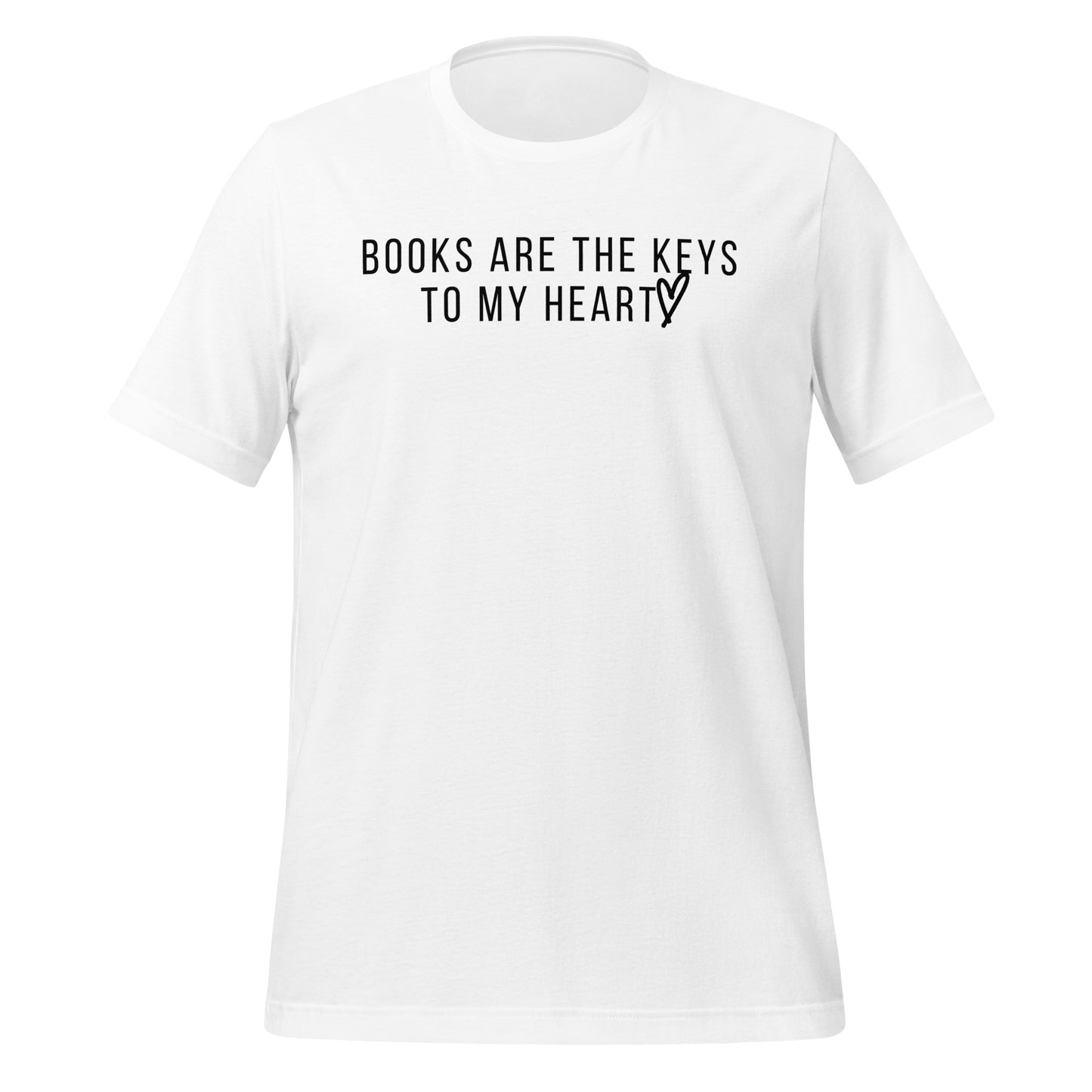 Books Are The Keys To My Heart Unisex T-Shirt